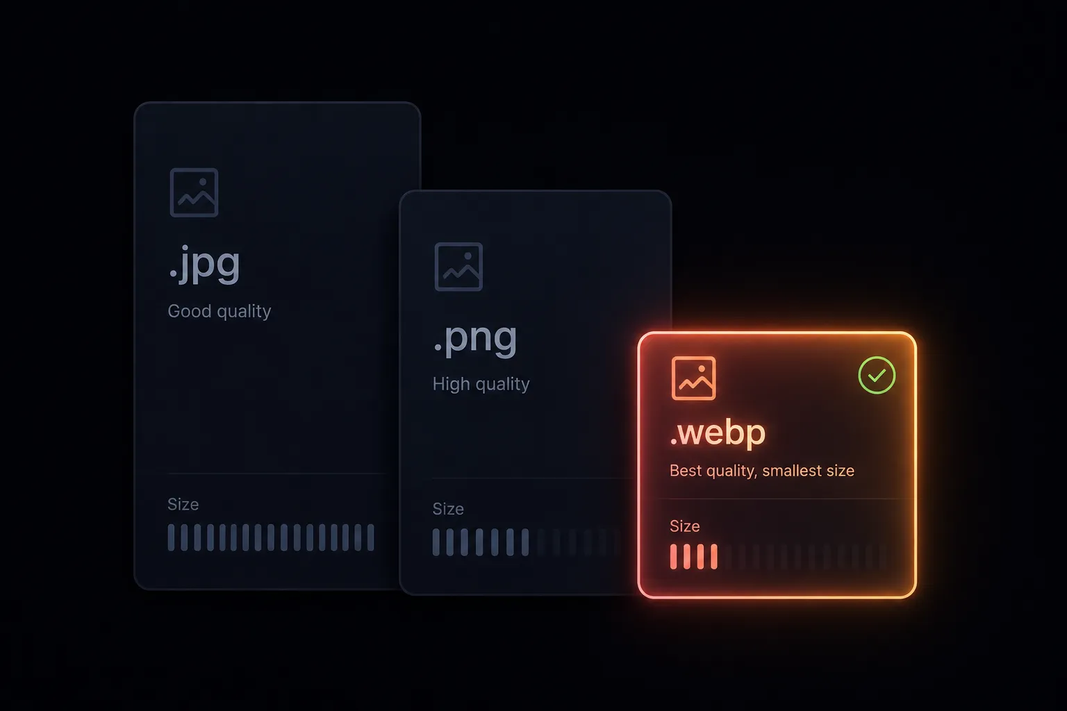 WebP vs PNG vs JPEG for WordPress: What to Use in 2026